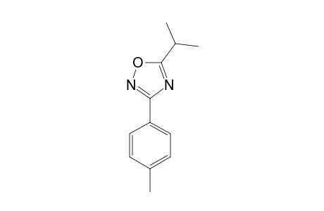 5-ISOPROPYL-3-(4-METHYL-PHENYL)-1,2,4-OXADIAZOLE