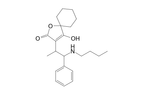 3-[2'-(Butylamino)-1'-methyl-2'-phenylethyl]-4-hydroxy-1-oxaspiro[4.5]dec-3-en-2-one