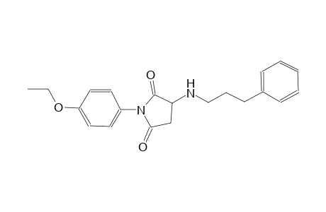 2,5-pyrrolidinedione, 1-(4-ethoxyphenyl)-3-[(3-phenylpropyl)amino]-
