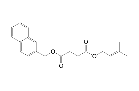 Succinic acid, 3-methylbut-2-en-1-yl 2-naphthylmethyl ester