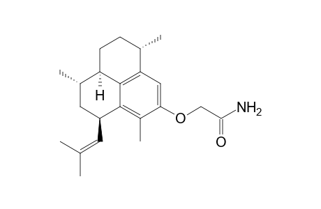 2-(((1S,3R,7S,9aR)-1,4,7-Trimethyl-3-(2-methylprop-1-en-1-yl)-2,3,7,8,9,9a-hexahydro-1-phenalen-5-yl)oxy)acetamide