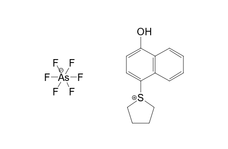 Thiophenium, tetrahydro-1-(4-hydroxy-1-naphthalenyl)-, hexafluoroarsenate salt