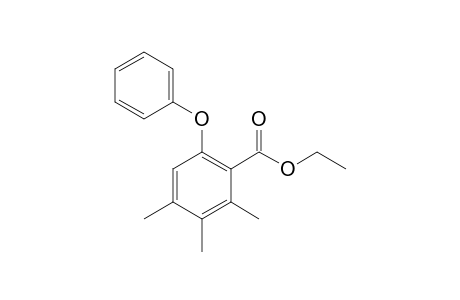 Ethyl 2,3,4-trimethyl-6-phenoxybenzoate