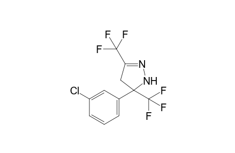 5-(3-Chlorophenyl)-3,5-bis(trifluoromethyl)-4,5-dihydro-1H-pyrazole