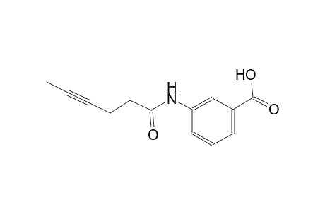 3-(4-hexynoylamino)benzoic acid