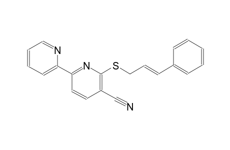 6-(cinnamylthio)-[2,2'-bipyridine]-5-carbonitrile