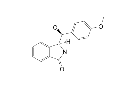 3-[HYDROXY-(4-METHOXYPHENYL)-METHYL]-ISOINDOLIN-1-ONE;ALPHA-(R*)-(3S*)-ISOMER