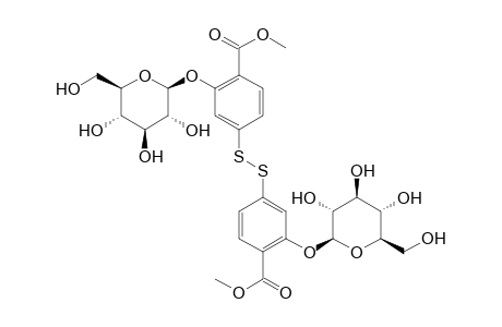 4,4'-DITHIOBIS[2-(beta-D-GLUCOPYRANOSYLOXY)BENZOIC ACID], DIMETHYL ESTER