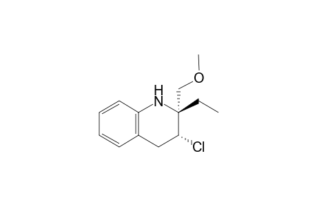 (2R,3R)-3-chloranyl-2-ethyl-2-(methoxymethyl)-3,4-dihydro-1H-quinoline