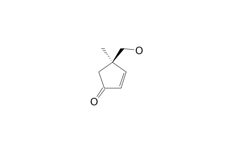 (4R)-4-Hydroxymethyl-4-methylcyclopent-2-en-1-one