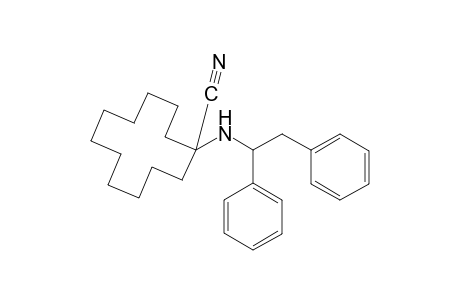 1-[(1,2-diphenylethyl)amino]cyclododecanenitrile