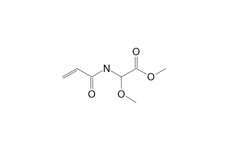 2-acrylamido-2-methoxy-acetic acid methyl ester