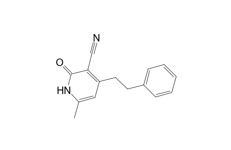 Nicotinonitrile, 1,2-dihydro-6-methyl-2-oxo-4-phenethyl-
