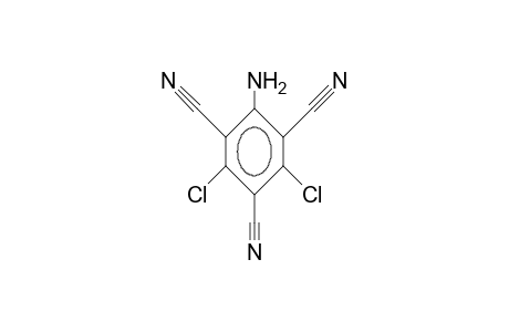 3,5-Dichloro-2,4,6-tricyano-aniline