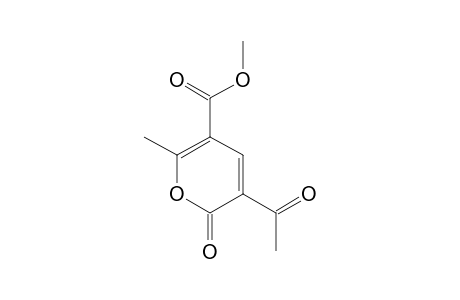 3-ACETYL-6-METHYL-2-OXO-2H-PYRAN-5-CARBOXYLIC ACID, METHYL ESTER