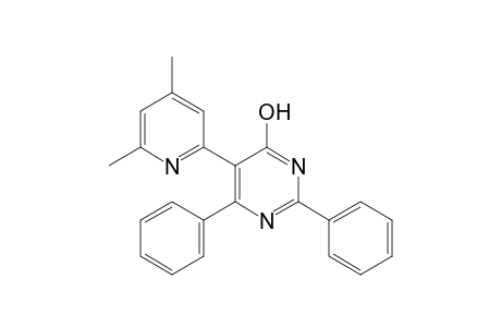 5-(4,6-dimethyl-2-pyridyl)-2,6-diphenyl-4-pyrimidinol