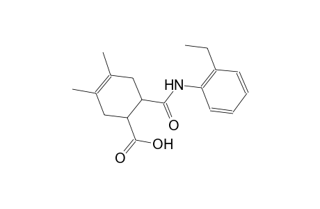 6-[(2-ethylanilino)carbonyl]-3,4-dimethyl-3-cyclohexene-1-carboxylic acid