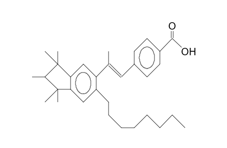 1-(4-Carboxy-phenyl)-trans-2-(1,1,2,3,3-pentamethyl-5-octyl-indan-6-yl)-propene