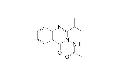N-(2-isopropyl-4-keto-quinazolin-3-yl)acetamide