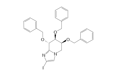 (6S,7S,8S)-6,7,8-TRIS-(BENZYLOXY)-2-IODO-5,6,7,8-TETRAHYDROIMIDAZO-[1,2-A]-PYRIDINE
