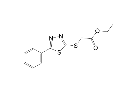 [(5-phenyl-1,3,4-thiadiazol-2-yl)thio]acetic acid, ethyl ester