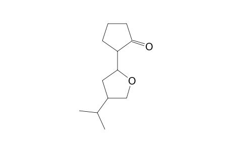 2-(4'-Isopropyl-tetrahydrofuran-2'-yl)cyclopentanone