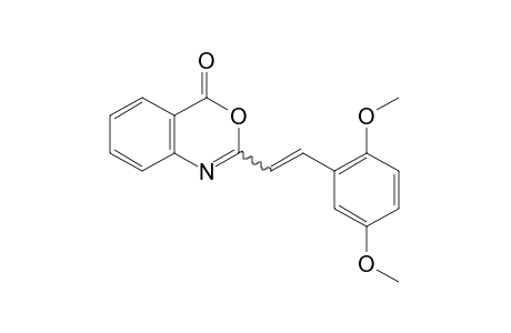 2-(2,5-dimethoxystyryl)-4H-3,1-benzoxazin-4-one