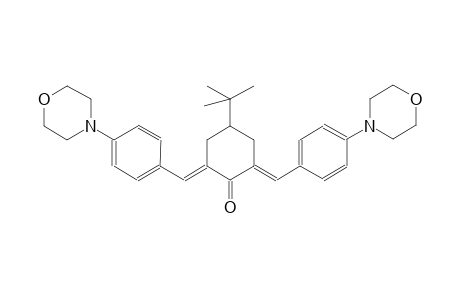 cyclohexanone, 4-(1,1-dimethylethyl)-2,6-bis[[4-(4-morpholinyl)phenyl]methylene]-, (2E,6E)-