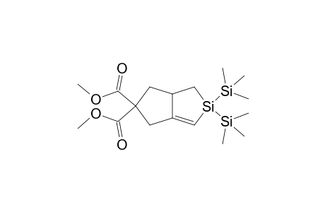 Dimethyl 3,3-Bis(trimethylsilyl)-3-silabicyclo[3.3.0]oct-1-ene-7,7-dicarboxylate