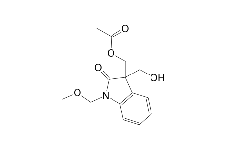 (+)-[3-(Hydroxymethyl)-1-(methoxymethyl)-2-oxindol-3-yl]methyl acetate