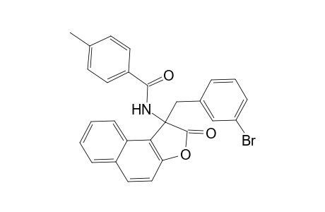 N-(1-(3-Bromobenzyl)-1,2-dihydro-2-oxonaphtho[2,1-b]furan-1-yl)-4-methylbenzamide
