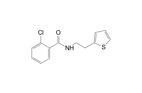 o-chloro-N-[2-(2-thienyl)ethyl]benzamide