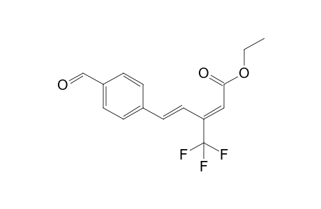 (2E,4E)-5-(4-formylphenyl)-3-(trifluoromethyl)penta-2,4-dienoic acid ethyl ester