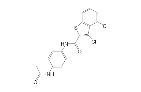 N-[4-(acetylamino)phenyl]-3,4-dichloro-1-benzothiophene-2-carboxamide