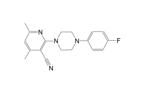 2-[4-(4-fluorophenyl)-1-piperazinyl]-4,6-dimethylnicotinonitrile