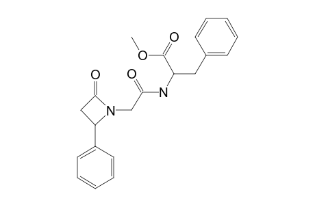 [2-[(R)-2-OXO-4-PHENYLAZETIDIN-1-YL]-ACETYL]-L-PHENYLALANINE-METHYLESTER