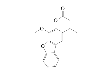 11-METHOXY-4-METHYL-2H-BENZOFURO-[3,2-G]-1-BENZOPYRAN-2-ONE