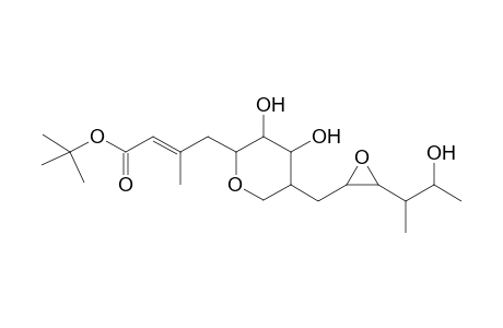 t-Butyl 3-methyl-4-[tetrahydro-3,4-dihydroxy-5-[[3-(2-hydroxy-1-methylpropyl)oxiranyl]methyl]-2H-pyran-2-yl]2-butenoic acid ester