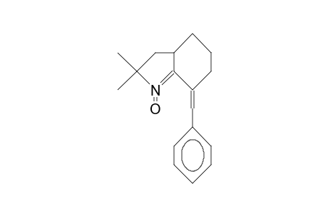 2,2-Dimethyl-7-(phenyl-methylidene)-2,3a,4,5,6,7-hexahydro-indole 1-oxide