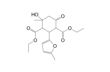 diethyl 4-hydroxy-4-methyl-2-(5-methyl-2-furyl)-6-oxo-1,3-cyclohexanedicarboxylate