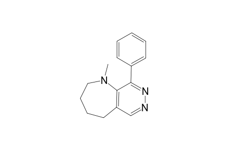 2,3,4,5-TETRAHYDRO-1-METHYL-9-PHENYL-PYRIDAZINO-[4.5-B]-AZEPINE