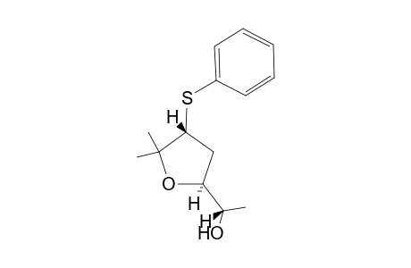 (1S)-1-[(2S,4R)-5,5-dimethyl-4-(phenylthio)-2-oxolanyl]ethanol