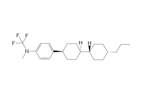 1-{4-[Methyl(trifluoromethyl)amino]phenyl}-trans-4-(trans-4-propylcyclohexyl)cyclohexane