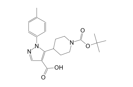 1-piperidinecarboxylic acid, 4-[4-carboxy-1-(4-methylphenyl)-1H-pyrazol-5-yl]-, 1,1-dimethylethyl ester