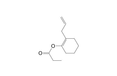 1-Cyclohexen-1-ol, 2-(2-propenyl)-, propanoate
