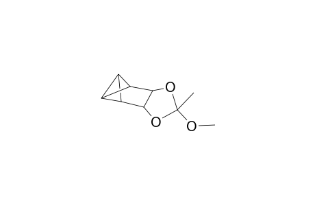8-METHOXY-8-METHYL-7,9-DIOXATETRACYCLO-[4.3.0.0(2,4).0(3,5)]-NONANE