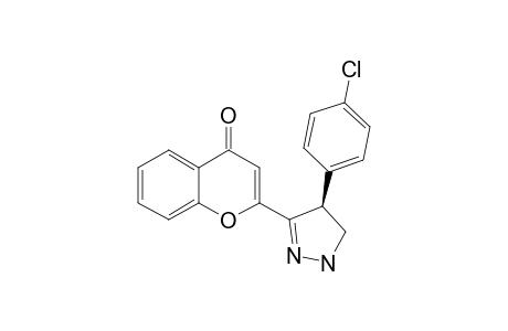 3-(2-CHROMOPHENYL)-4-(4-CHLOROPHENYL)-2-PYRAZOLINE