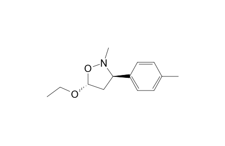 (3R,5R)-5-ethoxy-2-methyl-3-(4-methylphenyl)-1,2-oxazolidine
