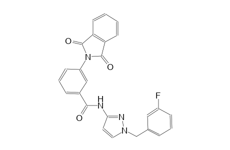 3-(1,3-dioxo-1,3-dihydro-2H-isoindol-2-yl)-N-[1-(3-fluorobenzyl)-1H-pyrazol-3-yl]benzamide