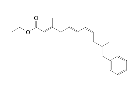 (2E,5E,10E)-Ethyl 3,10-dimethyl-11-phenylundeca-2,5,7,10-tetraenoate